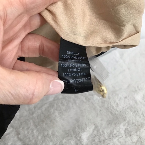 Tuckernuck Pomander Place Coco Tweed Textured Dress Tan/Black NWT Size L - Picture 7 of 7